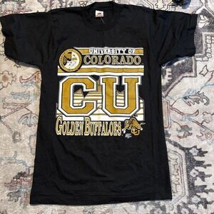 NEW Vintage CU‎ buffs Colorado Golden Buffaloes T-shirt Medium